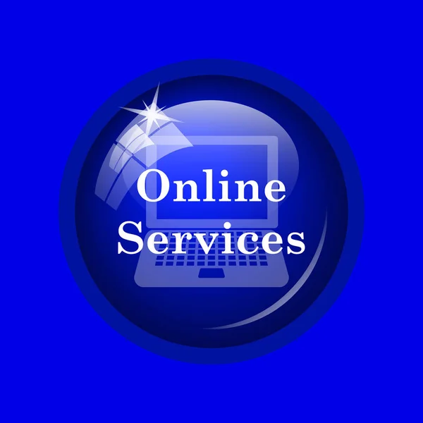 Online szolgáltatások-ikon — Stock Fotó