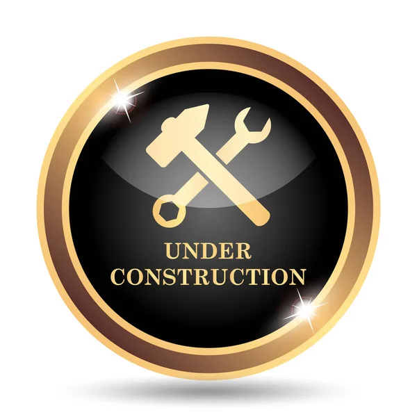 Onder constructie pictogram — Stockfoto