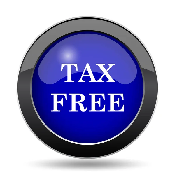 Tax Free Icon Internet Button White Background — Stock Photo, Image