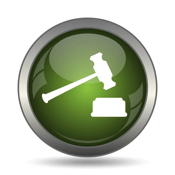 Judge hammer icon — Stock Photo, Image