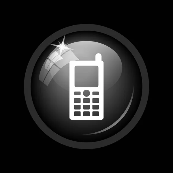Мобильная телефонная икона — стоковое фото