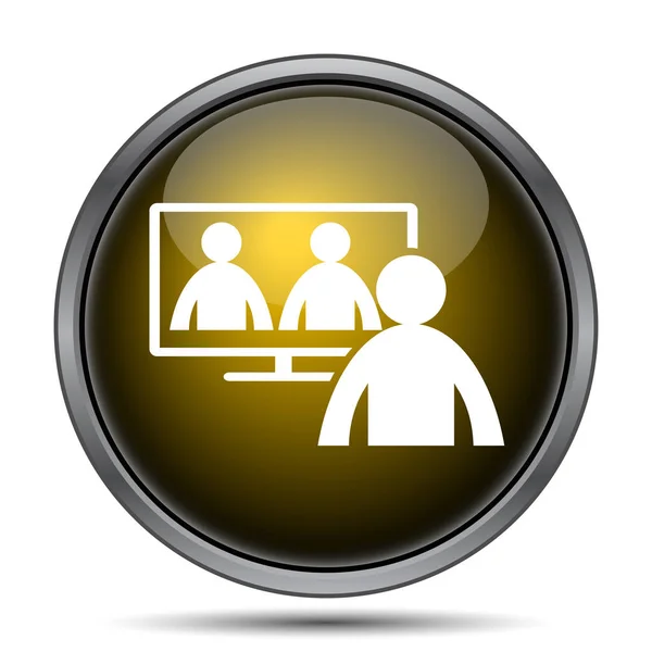 Video conference, online meeting icon
