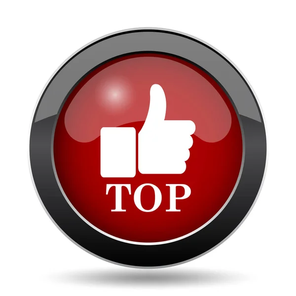 Top Icon Internet Button White Background — Stock Photo, Image