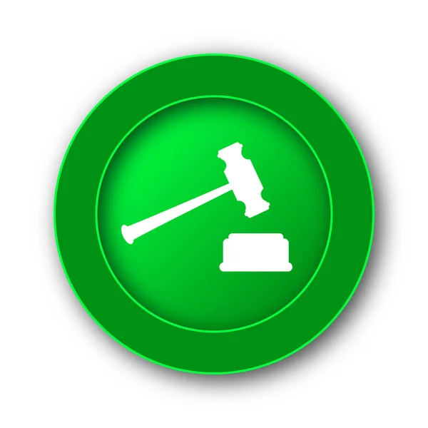 Judge hammer icon — Stock Photo, Image