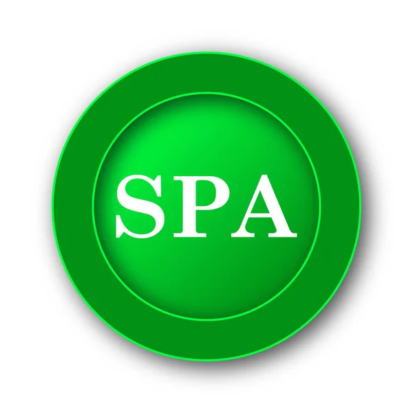 Spa Ikone Internet Taste Auf Weißem Hintergrund — Stockfoto