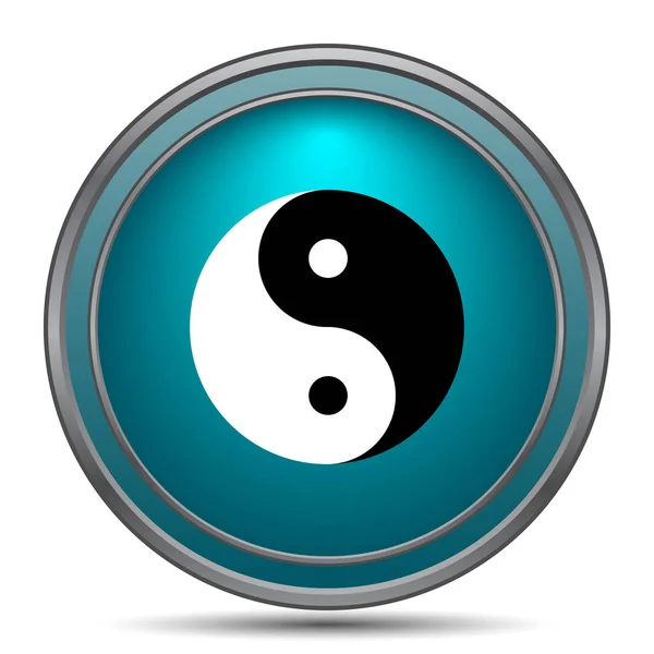 Ying yang ícone — Fotografia de Stock