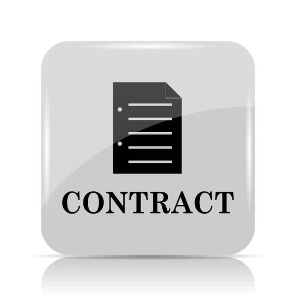 Ícone do contrato — Fotografia de Stock