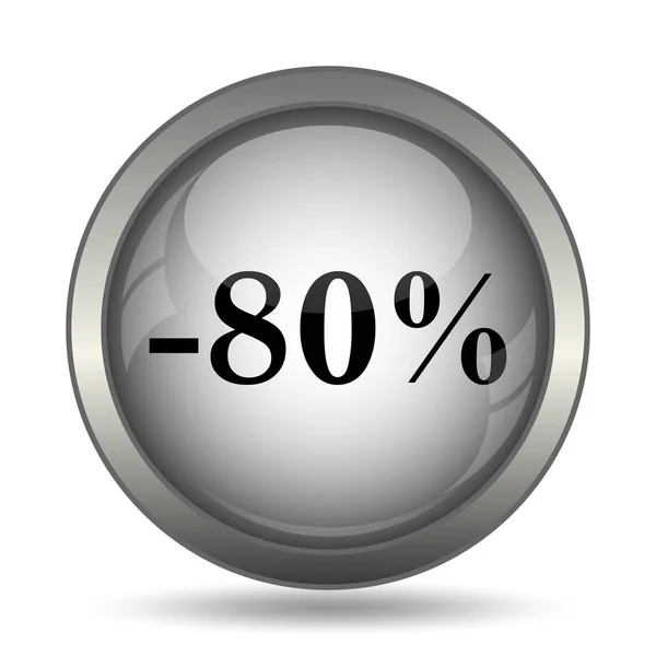 80 percent discount icon — Stock Photo, Image