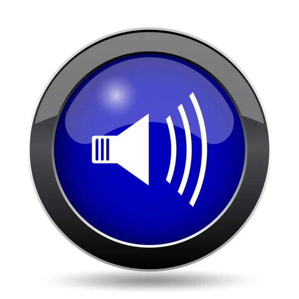 Speaker Icon Internet Button White Background — Stock Photo, Image