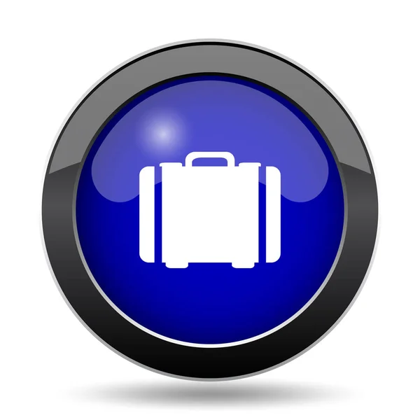 Suitcase Icon Internet Button White Background — Stock Photo, Image