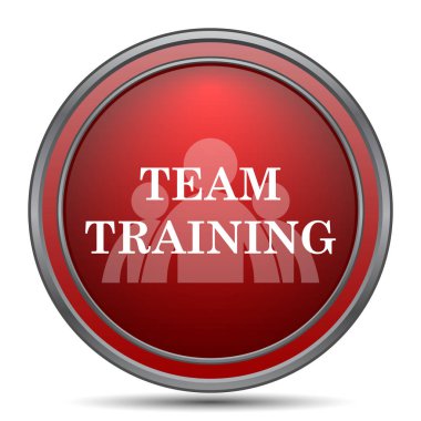 Takım eğitim simgesi. Beyaz arka plan üzerinde Internet düğmesi