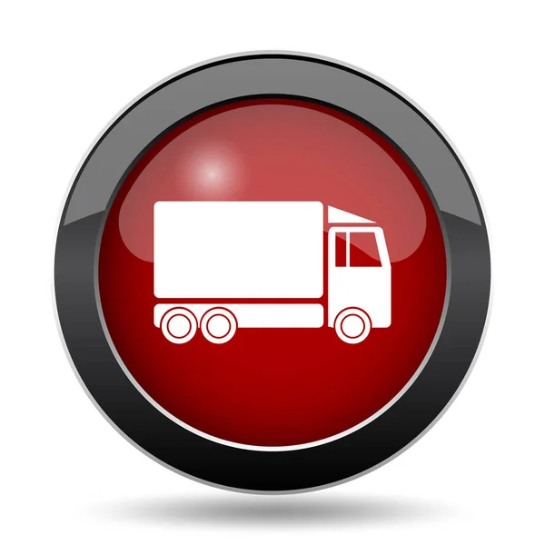 Truck Icon Internet Button White Background — Stock Photo, Image