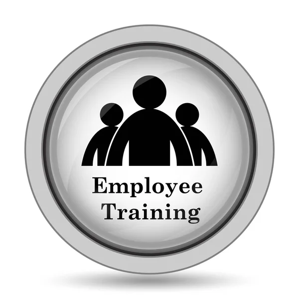 Employee training icon. Internet button on white background