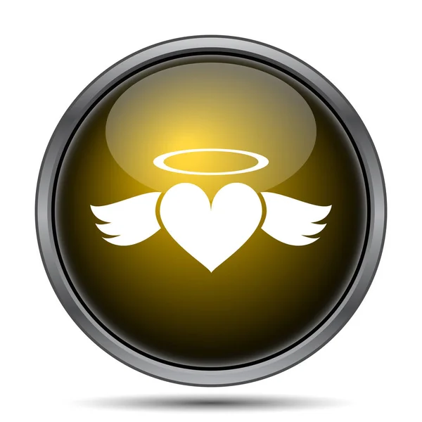 Ikona angel srdce — Stock fotografie