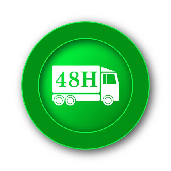 48 एच वितरण ट्रक चिन्ह — स्टॉक फोटो, इमेज