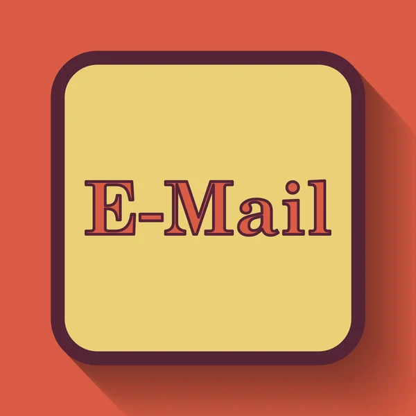 Mailové Ikony Barevné Stránky Tlačítko Pozadí — Stock fotografie