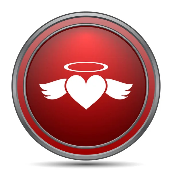 Heart angel icon — Stock Photo, Image
