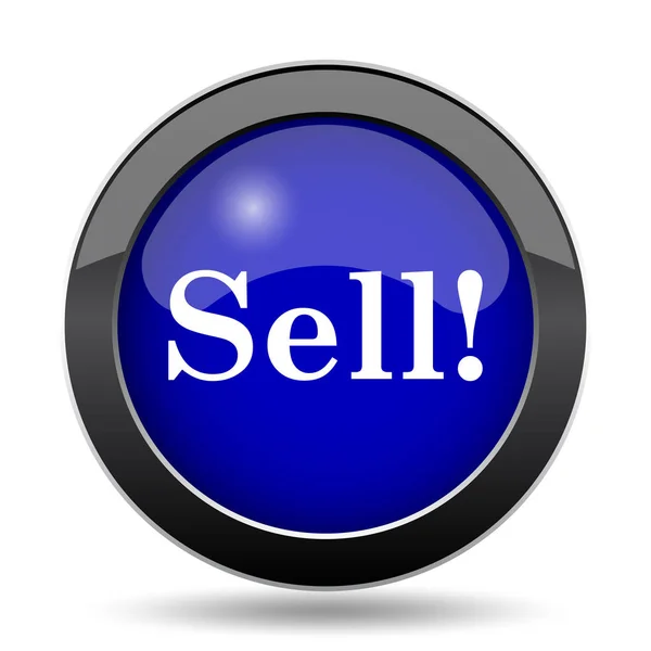 Sell Icon Internet Button White Background — Stock Photo, Image