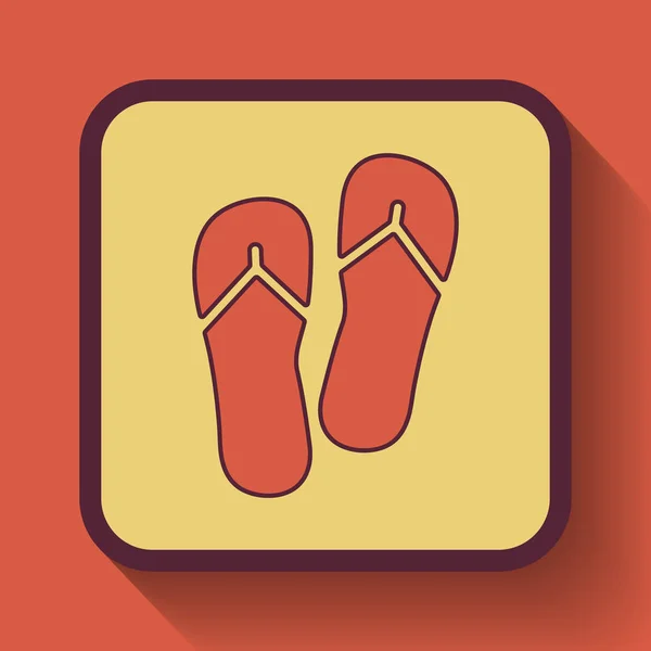 Slippers icon — Stock Photo, Image