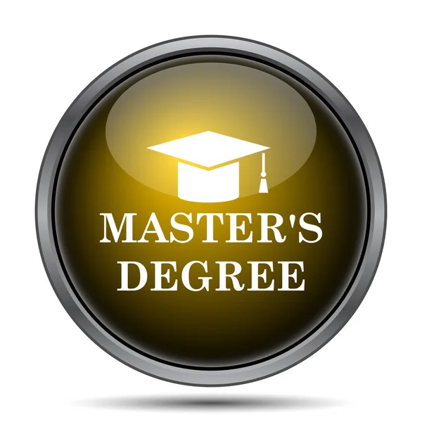 Master's degree icon — Stock Photo, Image