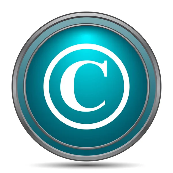 Icono de copyright — Foto de Stock