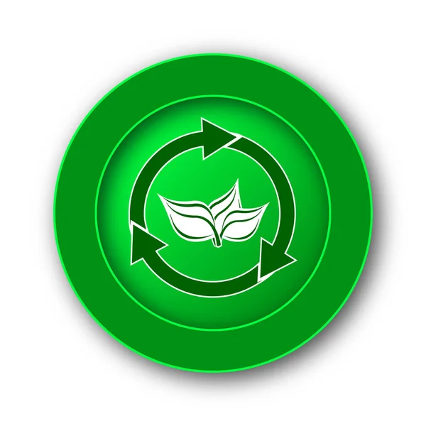 Ikona strzałek recyklingu — Zdjęcie stockowe