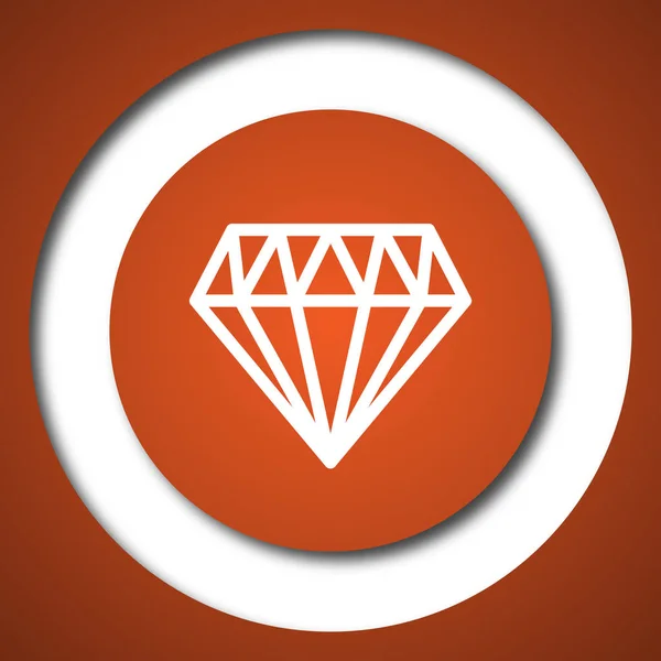 Diamond icon — Stock Photo, Image