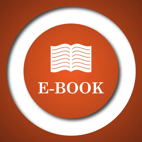 本のアイコン 白い背景の上のインター ネット ボタン — ストック写真