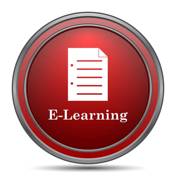 E-lärande-ikonen — Stockfoto