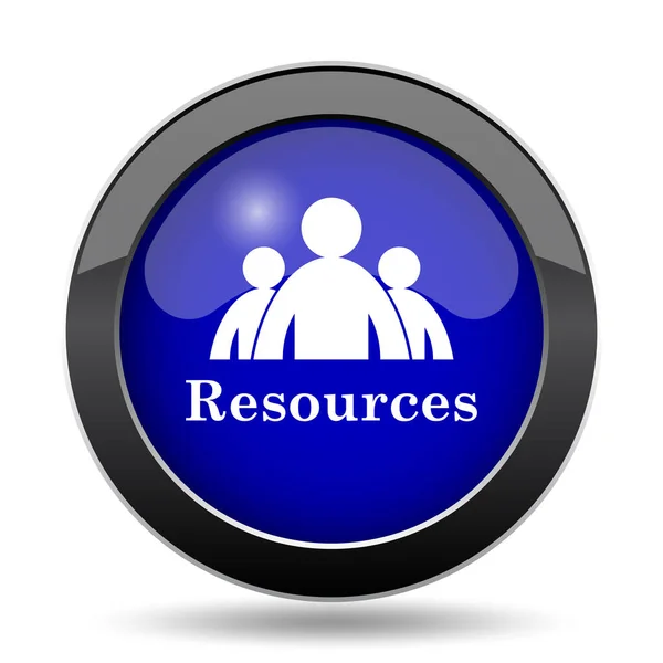 Resources icon — Stock Photo, Image