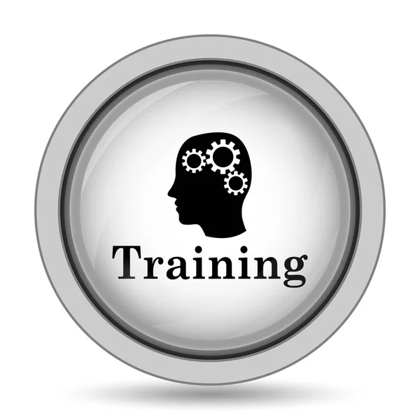 Training Icon Internet Button White Background — Stock Photo, Image