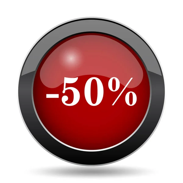 50 percent discount icon — Stock Photo, Image