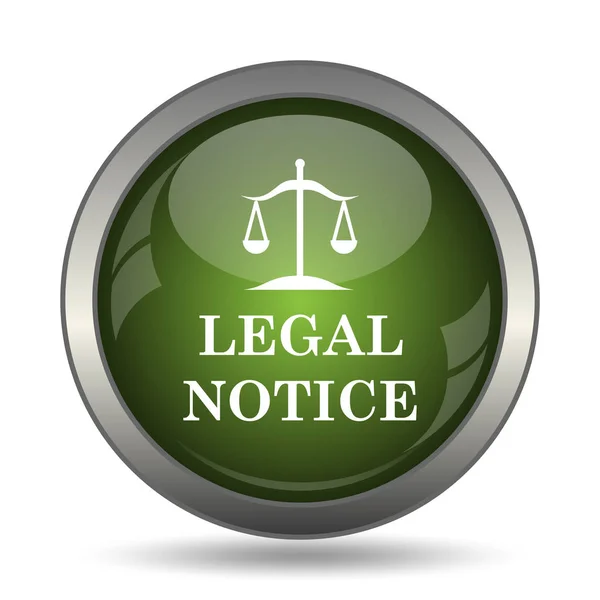 Informacja prawna ikona — Zdjęcie stockowe