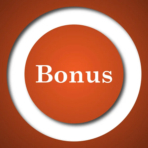 Icône Bonus Bouton Internet Sur Fond Blanc — Photo