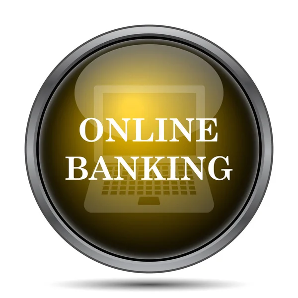 Ícone bancário online — Fotografia de Stock