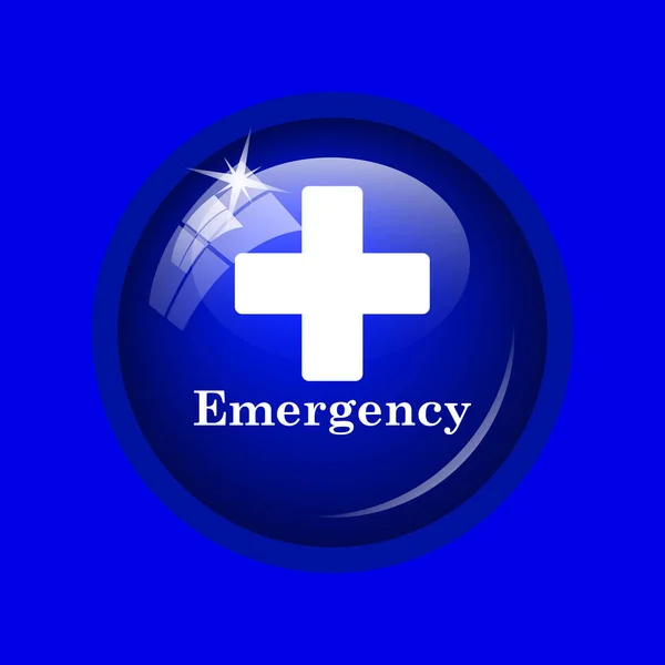 Ícone de emergência — Fotografia de Stock