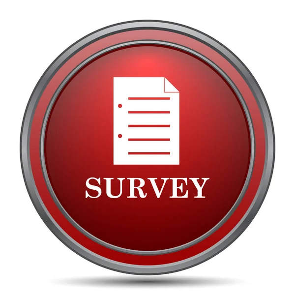 Survey icon — Stock Photo, Image