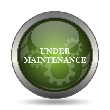 Bakım simgenin altında. Beyaz arka plan üzerinde Internet düğmesi.