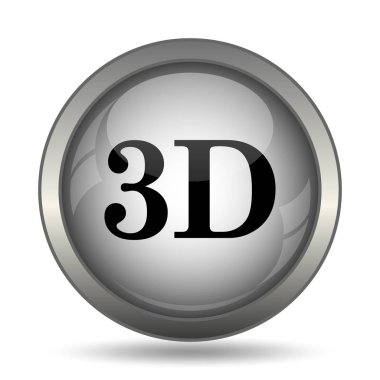 Beyaz arka plan üzerinde 3D kutsal kişilerin resmi, siyah Web sitesi düğme