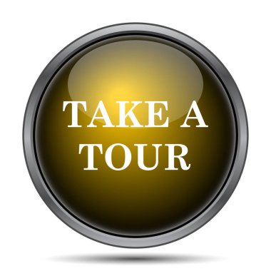 Bir tur simgesi alır. Beyaz arka plan üzerinde Internet düğmesi