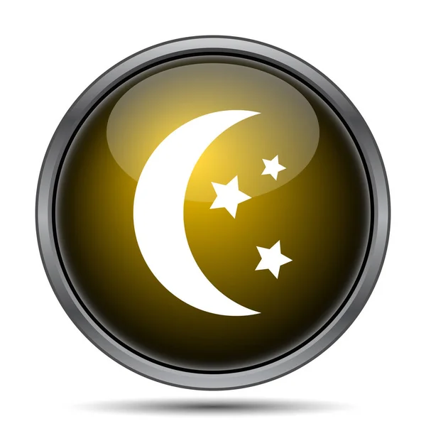 Ícone da Lua — Fotografia de Stock