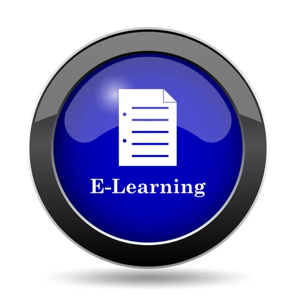 Ikona e learningu — Zdjęcie stockowe