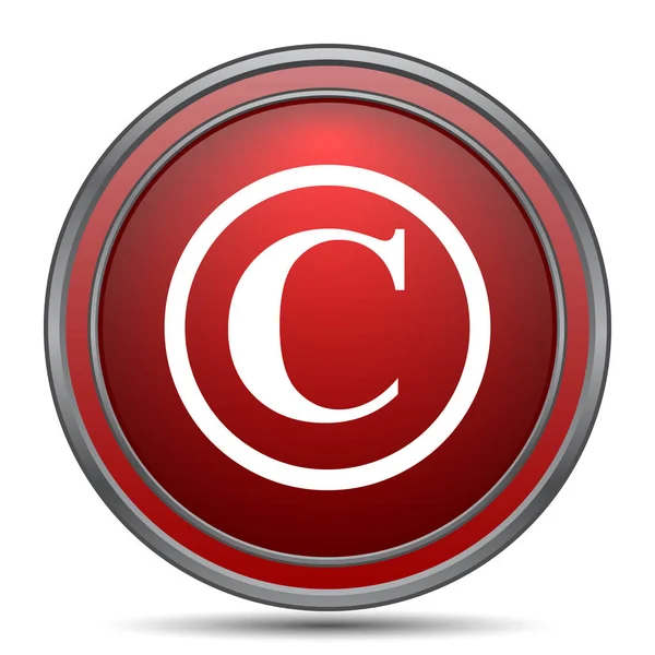 Ikona praw autorskich — Zdjęcie stockowe