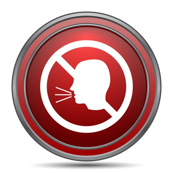 No talking icon — Stock Photo, Image