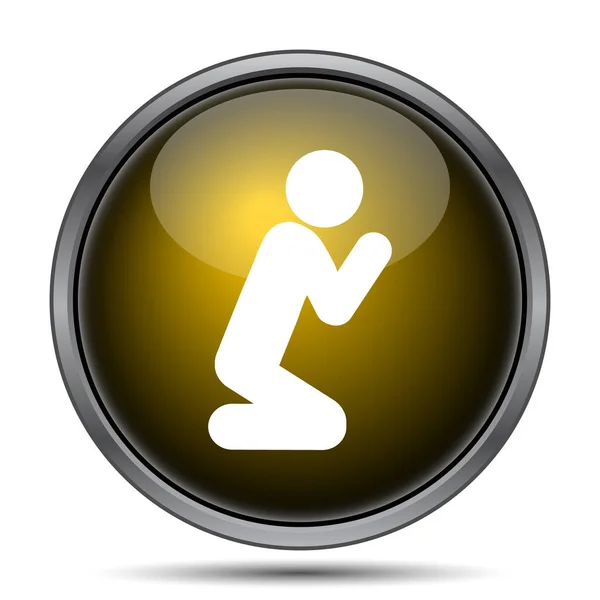 Prayer icon — Stock Photo, Image