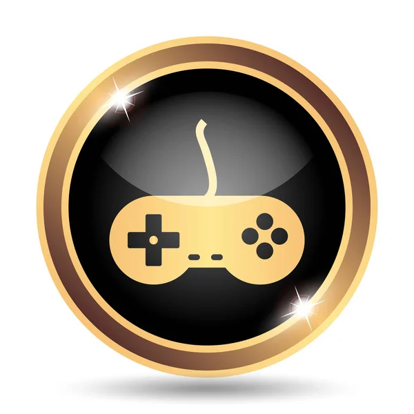 Gamepad Icon Internet Button White Background — Stock Photo, Image