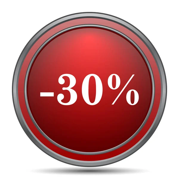 30 percent discount icon — Stock Photo, Image