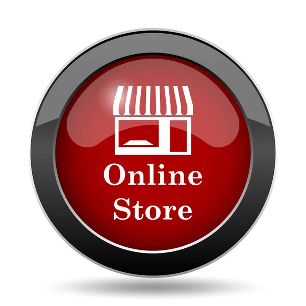 Ícone loja online — Fotografia de Stock