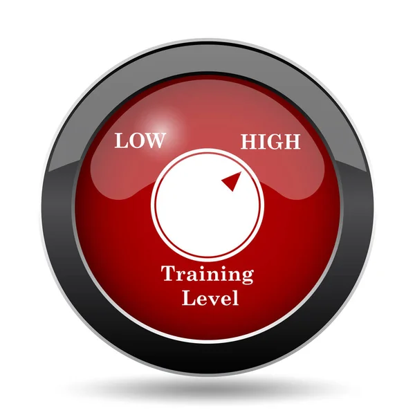 Training Level Icon Internet Button White Background — Stock Photo, Image