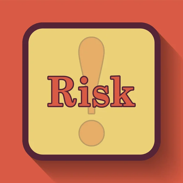 Risk icon — Stock Photo, Image